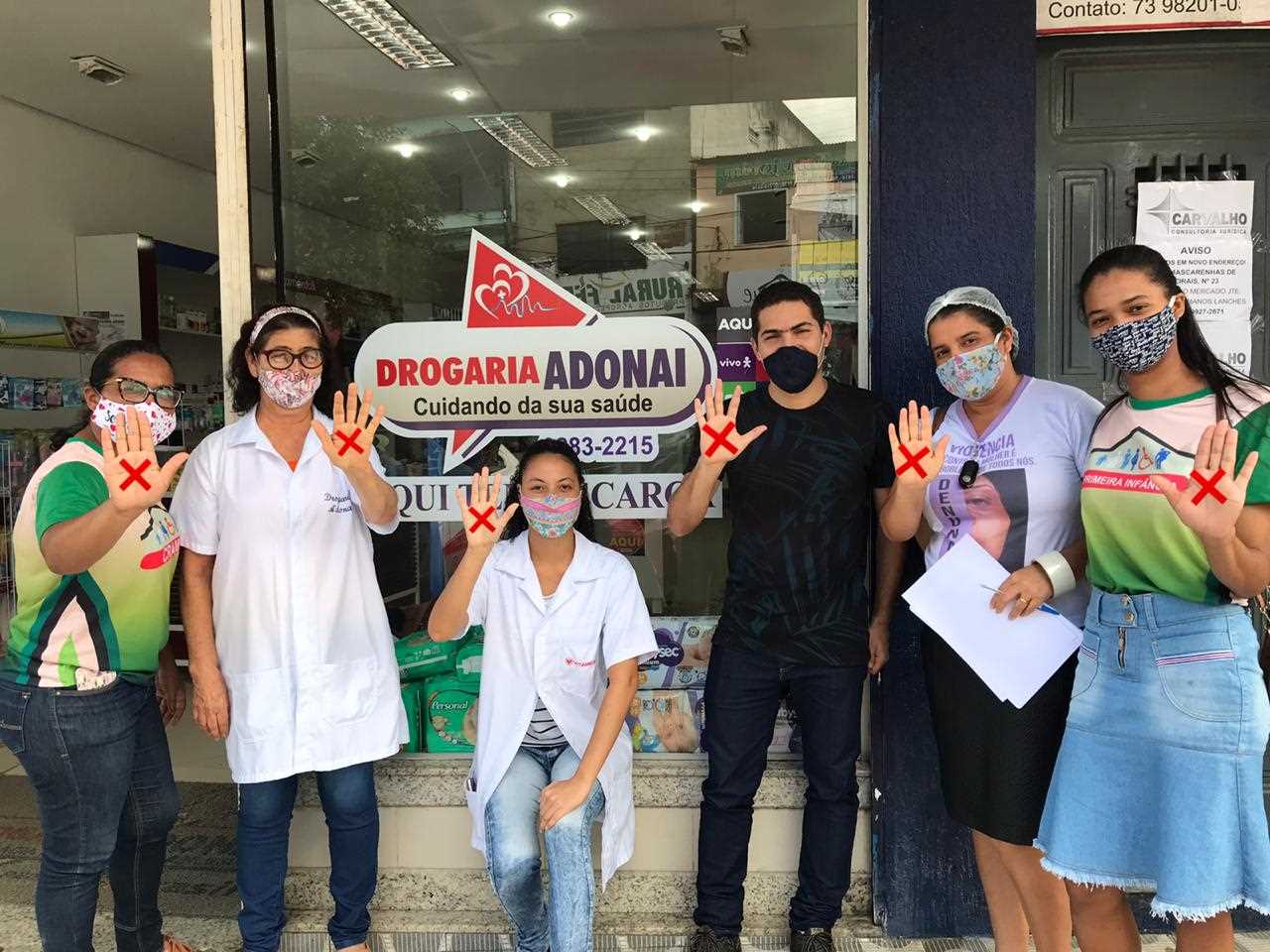 Camacã: Secretaria de Assistência Social através do CRAM adere a Campanha Sinal Vermelho contra a Violência Doméstica